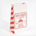 Пакет без ручек  «Доставка с любовью», 10 × 19.3 × 7 см - Фото 4