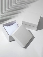 Коробочка подарочная под часы «Минимал», 9×9 см, (полезная часть 8.3×8.3 см,) белая, вставка белая - Фото 2