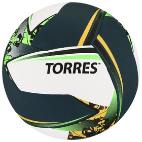 Мяч волейбольный TORRES Save, PU, гибридная сшивка, 12 панелей, р. 5