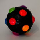 Мяч детский резиновый световой  «Космонавты», цвета МИКС, в шоубоксе - Фото 4