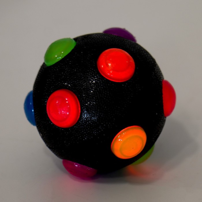 Мяч световой «Космонавты», цвета МИКС, в шоубоксе - фото 1906028015