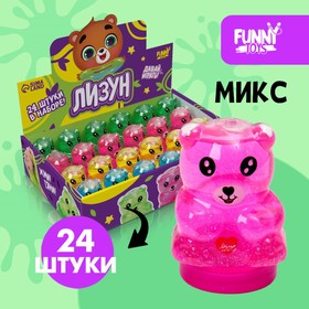 Лизун - слайм «Мишка», цвета МИКС 7830911