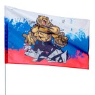 Флаг России "Россия это сила", 90 х 135 см, полиэфирный шёлк, без древка - фото 6637696
