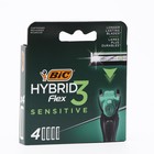 Сменные кассеты для бритья BIC Hybrid 3 Sensitive, 4 шт. - фото 321348467