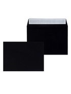 Конверт почтовый С6 114×162 мм, без подсказа, без окна, отрывная лента, 120 г/м, чёрный - Фото 2