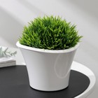 Кашпо для цветов со вставкой «Лагуна», 600 мл, d=13 см, h=9 см, белое - Фото 1