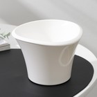 Кашпо для цветов со вставкой «Лагуна», 600 мл, d=13 см, h=9 см, белое - Фото 2