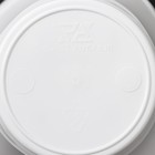 Кашпо для цветов со вставкой «Лагуна», 600 мл, d=13 см, h=9 см, белое - Фото 6