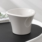 Кашпо для цветов со вставкой «Лагуна», 600 мл, d=13 см, h=9 см, бежевое (комплект 2 шт) - фото 36429828