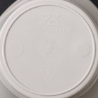 Кашпо для цветов со вставкой «Лагуна», 600 мл, d=13 см, h=9 см, бежевое (комплект 2 шт) - фото 36429832