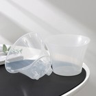 Кашпо для цветов со вставкой «Лагуна», 600 мл, d=13 см, h=9 см, прозрачное - Фото 3