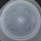 Кашпо для цветов со вставкой «Лагуна», 600 мл, d=13 см, h=9 см, прозрачное - Фото 4