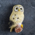 Подвесной декор "Сова на ветке" 10х14х21см, серая - Фото 2