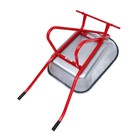 Тачка строительная, двухколёсная: груз/п 350 кг, объём 150 л, красные ручки - Фото 5