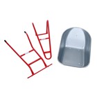 Тачка строительная, двухколёсная: груз/п 350 кг, объём 150 л, красные ручки - Фото 10