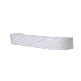 Карниз «Волна 3D», потолочный, трехрядный УК 3, 180 см, цвет белый