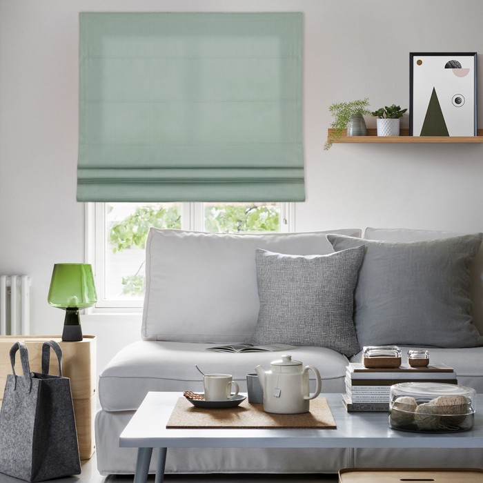 Римские шторы Helena, 60х160 см, цвет мятный