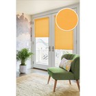 Рулонная штора на балконную дверь, 52х215 см, цвет апельсин - Фото 1