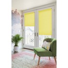 Рулонная штора на балконную дверь, 52х215 см, цвет жёлтый - Фото 2