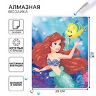 Алмазная мозаика с частичным заполнением для детей «Принцессы», 20×25 см - Фото 1