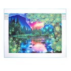 Алмазная мозаика с частичным заполнением и форменными стразами на холсте «Чарующий пейзаж», 30×40 см - Фото 2