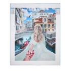 Алмазная мозаика с частичным заполнением и форменными стразами на холсте «Романтика Венеции», 30×40 см - Фото 2