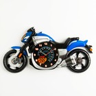 Детские настенные часы "Мотоцикл", плавный ход, 57 х 30 см, циферблат 16 см - фото 9831456