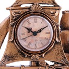 Часы настольные каминные "Парусник",  дискретный ход, 28 х 12 х 27.5 см - фото 23958662