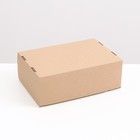Коробка складная, крышка-дно 24 х 17 х 9 см, бурая - фото 318947587