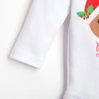 Боди детское «Крошка Я. Новогодние зверята», рост 80-86 см, белое - Фото 5