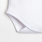 Боди детское «Крошка Я. Новогодние зверята», рост 80-86 см, белое - Фото 7