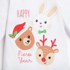 Боди детское «Крошка Я. Новогодние зверята», рост 80-86 см, белое - Фото 8