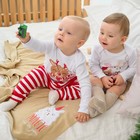 Боди детское «Крошка Я. Новогодние зверята», рост 80-86 см, белое - Фото 2