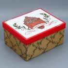 Складная коробка «Ретро», 31,2 х 25,6 х 16,1 см, Новый год - фото 318947664