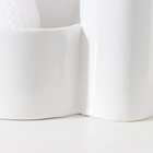 УЦЕНКА Дозатор для моющего средства Доляна «Милитари», 370 мл, с губкой и щёткой, цвет белый - Фото 3