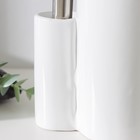 УЦЕНКА Дозатор для моющего средства Доляна «Милитари», 370 мл, с губкой и щёткой, цвет белый - Фото 5