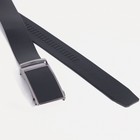 Ремень, ширина 3.5 см, автомат, чёрный - Фото 2
