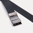 Ремень, ширина 3.5 см, автомат, чёрный - Фото 3