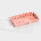Коробка для кондитерских изделий с PVC крышкой «Зимние цветы», 10.5 х 21 х 3 см - Фото 2