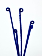 Синельная проволока набор 50 шт., синяя, 30 см - Фото 3