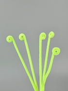 Синельная проволока набор 50 шт., зелёный неон, 30 см - Фото 3