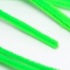 Синельная проволока, набор 50 шт., зелёный неон, 30 см - Фото 2
