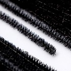 Проволока с ворсом для поделок «Блеск», набор 50 шт., размер 1 шт. 30 × 0,6 см, цвет чёрный - фото 9173338