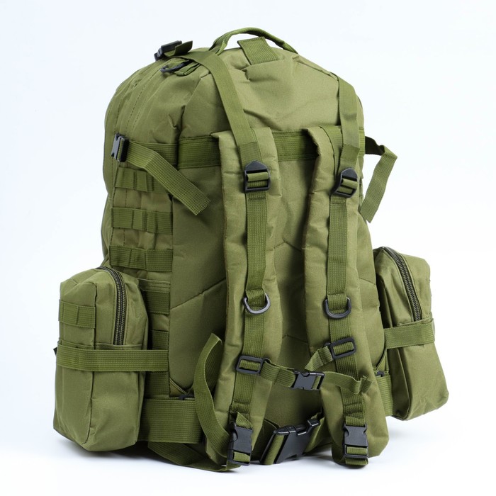 Рюкзак тактический "Аdventure" 50 л, зеленый, с доп. отделениями - фото 1886873320