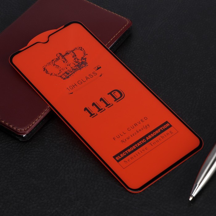 Защитное стекло 2.5D TFN для Samsung A13, полный клей, чёрная рамка - Фото 1