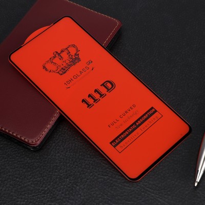 Защитное стекло 2.5D TFN для Samsung A72, полный клей, чёрная рамка