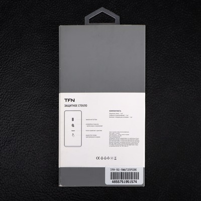 Защитное стекло 2.5D TFN для Samsung A72, полный клей, чёрная рамка
