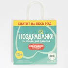 Пакет подарочный новогодний «Ты просрал», 22 х 22 х 11 см 7661228 - фото 16242232