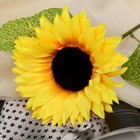 Цветы искусственные «Подсолнух», объём, 13×45 см - Фото 2