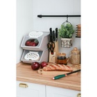 Контейнер для овощей, 7.6 л, 32.3×22×14.8 см, цвет серый - Фото 14